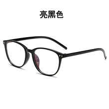 斯恩摩防辐射眼镜女防蓝光抗疲劳眼镜无度数平光镜 黑色