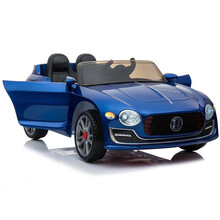 生日礼物双座儿童电动车四轮遥控汽车摇摆可坐宝宝玩具车双人婴儿小孩童车抖音网红同款 双座(烤漆蓝四驱)遥控+独立 摇摆+12V锂电