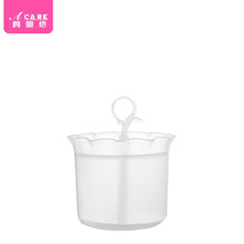 阿嚓热 起泡瓶洗面奶起泡杯打泡器洗手液沐浴露慕斯泡沫打泡瓶 花边款-白色1个