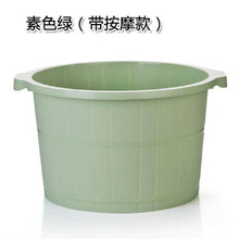 皮谱双人泡脚桶 泡脚桶双人用 家用恒温调节泡脚桶足浴盆两人双人洗脚桶学生宿舍 素色绿(带按摩款)