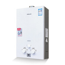 万和家用燃气热水器6/8升10L直强排免低水压天然气液化气煤气洗澡kedi 10升插电款强排-铜-带显示 天然气