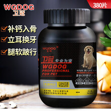 （畅意）狗狗钙片健骨补钙通用小大型犬宠物金毛狗吃的钙片幼犬用泰迪狗用钙片补钙猫咪钙片边牧拉布拉多马犬 钙片2瓶760片