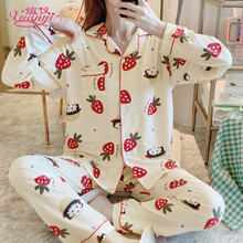 媗仪月子服春秋季长袖产后孕妇女春夏季薄款产妇睡衣哺乳家居服套装 1#Z4303-6 M码