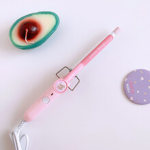 欧曼丽莎 宝宝卷发器免烫短发羊毛卷小型卷发棒儿童专用防烫伤婴儿小号女童 彩虹动物园-浅粉手柄卷发棒