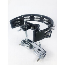 奥尔夫打击乐器木鱼 塑料 梆子 架子鼓乐队伴奏配件 牛铃 金属夹+摇铃