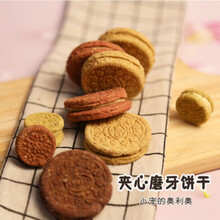 松鼠蜜袋鼯土拨鼠仓鼠小宠的零食 乳酸菌磨牙饼干营养泥营养膏果冻小馒头 夹心磨牙饼1枚