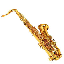 铃木（SUZUKIMUSIQUE）磷铜次中音萨克斯降b大喇叭双筋加固初学考级 漆金次中音