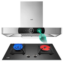 华帝（VATTI）i11092+i8H01B 油烟机 欧式抽油烟机燃气灶具烟灶套装 21大吸力 自动清洗 聚能鸳鸯灶(天然气)