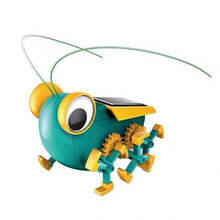 迪士尼商城同款太阳能蟋蟀大眼虫野猪 恐龙机器人手工拼装玩具益智科教动力模型 蟋蟀