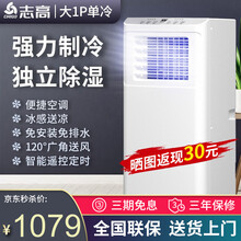 志高（CHIGO）移动空调单冷 家用便携式可移动空调免安装 室内出租房立式空调一体机厨房单冷型小空调 大1匹单冷款【适用12平方+2000W制冷量】