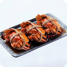 盐城醉蟹 【全母大蟹】花雕熟醉蟹即食 多规格 蟹全母醉蟹大闸蟹香辣蟹熟食螃蟹 1花雕醉蟹6只(2.6-3.0两)