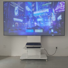 京台视听设备家庭影院投影仪激光电视抗光幕布画框框硬屏软屏上门安装服务 激光电视硬屏安装调试