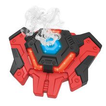 儿童玩具对战枪镭射枪飞碟蜘蛛胸甲单枪配件 三代喷雾胸甲红色