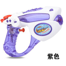 鹿凌青儿童玩具水枪抽拉式打气呲水枪喷水枪沙滩游泳池戏水男孩女孩 18厘米 紫色