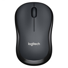 罗技（Logitech）M220 静音鼠标 无线鼠标 办公鼠标 对称鼠标 带无线微型接收器 灰黑色