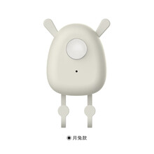 大手牵小手  抖音同款  智能出门提醒器家用老人忘带钥匙手机语音提醒器关好门窗水电煤气 月兔款白色(双挂钩+双电池 +双面胶贴)