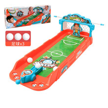 儿童桌游桌面篮球足球保龄球互动亲子对战玩具室内运动投篮机手指弹射球桌游【电动】多功能自动计分投篮机 足球桌面点球大作战