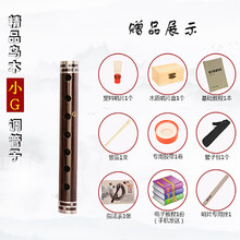 乌木管子乐器演奏催泪管初学者吹奏乐器管子 G A E C 降B D调 小G调【塑料哨1个】＋8