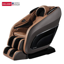 迪斯（Desleep）按摩椅家用型DE-A09L咖啡色SL型导轨全身自动智能3D零重力按摩椅太空豪华舱精选推荐 厂送