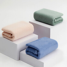 洁丽雅（Grace）毛巾家纺 新疆长绒棉洗脸巾纯棉面巾柔软吸水成人家用收纳装 三条装 74*34cm 110g/条