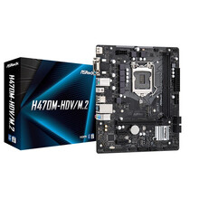 华擎（ASRock）H470M/B460M/B560M 主板 支持CPU 10400/10400F 华擎H470M-HDV/M.2
