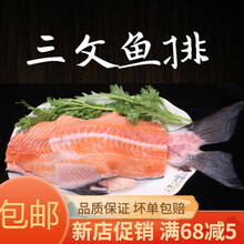 冰鲜速冻三文鱼头4斤装海水产鱼类 9斤鱼排