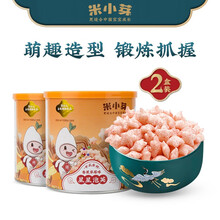 米小芽宝宝零食鳕鱼味草莓香蕉味泡芙 香蕉草莓味*2