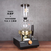 虹吸式咖啡壶 Hario虹吸壶虹吸式手动咖啡壶哈里欧塞风壶TCA2/3/5 3人份+光波炉 木条棒/海绵刷