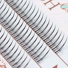 妞娜公主A字型睫毛种接眼睫毛美睫嫁接假睫毛自然仿真朵毛浓密单簇假睫毛A型睫毛送工具胶水 A毛C翘9mm