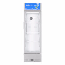 海尔（Haier）展示柜单门 立式保鲜冰柜 冷藏饮料柜水果啤酒保鲜柜 SC-339JX(风冷)