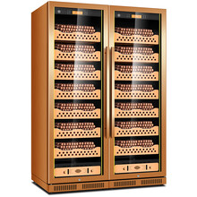 茄龙（CIGARLOONG）CL-188CT1雪茄柜雪茄盒恒温恒湿雪茄柜实木双门雪茄红酒柜 雪松木裸养款金色