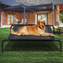 茨格曼 狗床 狗窝 宠物床狗狗行军床可拆洗法斗金毛边牧拉布拉多中大型犬 猫床 透气四季可用 宠物床XL码 参考体重90斤内 *