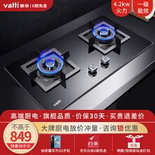 华帝（VATTI）i10054B燃气灶天然气 4.2kw猛火力 一级能效 厨房家用嵌入式台式两用灶具 燃气灶 天然气