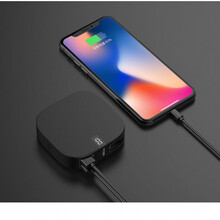 善优缘 大容量充电宝迷你版超小女生可爱便携苹果10000毫安手机通用快充 深空黑 10000毫安