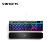 赛睿 (SteelSeries) Apex 7 黑色 全新按键体验 OLED屏幕 红轴 游戏机械键盘