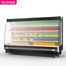 乐创 lecon 风幕柜水果保鲜柜商用超市酸奶饮料柜展示柜冷藏麻辣烫点菜柜风冷 3.0米