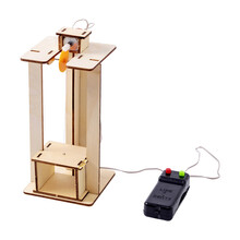 DIY手工拼装儿童小学生科学实验steam教育物理玩具 电梯