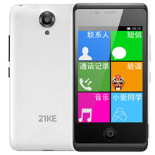 小米生态21KE/21克 M1S Pro触屏老人机 全网通4G 大音量大屏幕备用机 老人手机 白色