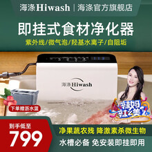 海涤（Hiwash）果蔬清洗机壁挂式洗菜机食材净化机全自动蔬菜水果海鲜肉类净食机去农残 壁挂式-升级款（有微气泡）