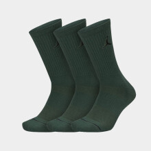 耐克（NIKE） 袜子男女袜新款JORDAN篮球户外运动健身训练轻柔透气休闲长筒袜 SX5545-333 绿色（三双装） L