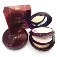 爱诺粉饼爱诺微晶映彩双层两用粉饼干粉饼两层干湿粉饼25g 01#双干：象牙白肤色