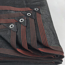 黑色 遮阳网防晒网隔热网户外遮光网庭院厂房大棚遮光网夏之燕 加密抗老化材料：2米X1米