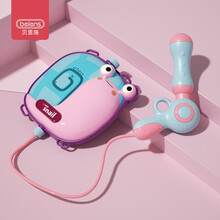 贝恩施儿童戏水玩具蜗牛背包水枪夏季户外沙滩呲水枪双肩背包高压喷射水枪 贝恩施蜗牛水枪707