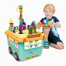 纽奇 儿童积木玩具 感统软鬃毛积木拼插 120件套桶装 趣味拼插 软胶质 NK6733 生日礼物