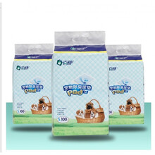 百伊宠物柠檬香宠物尿垫精装简装宠物尿垫狗狗尿片尿布尿不湿 S号100片(33*45cm)