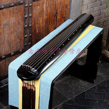 古琴 伏羲式初学者入门练习琴 老桐木纯手工混沌演奏级七弦琴 黑色混沌 式古琴