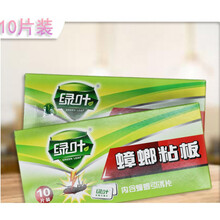 家恒宝 绿叶蟑螂粘板绿叶蟑螂粘板捕捉器灭蟑螂药灭蟑清杀蟑螂贴粘板屋引诱片10片/盒