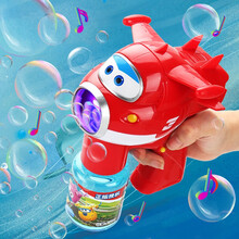 美高乐超级飞侠泡泡机儿童玩具乐迪泡泡枪全自动电动吹泡泡带音乐灯光泡泡水3-6岁玩具礼物 超级级飞侠泡泡枪【标准套装】