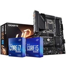 技嘉 Z490/Z590主板+英特尔i7 11700KF处理器cpu主板套装游戏吃鸡超频ATX大板 【WiFi大板】Z590 UD AC i7 11700/8核16线程/带核显