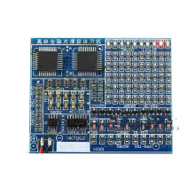 (散件)全贴片焊接练习板 电子元器件 DIY制作套件SMT技能训练泰鹏 套件+QFP44芯片+电池盒